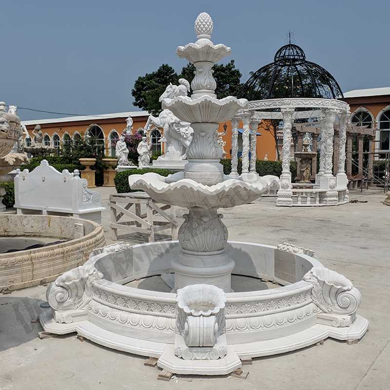 海螺大理石噴泉，海螺噴泉，大理石噴泉，石雕噴泉廠家