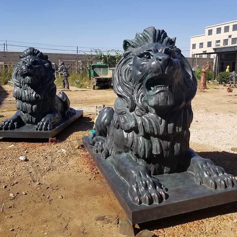 匯豐銅獅子，銅匯豐獅子，銅雕塑廠家，銅獅子廠家
